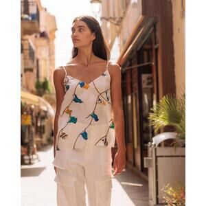 NEW CATHERINE GEE frankie camisole in multi